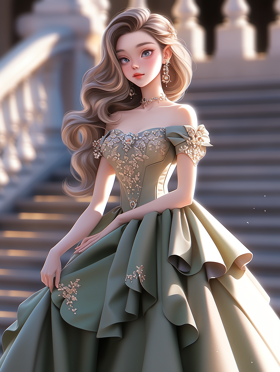 【AI探索】华丽的礼服系列（14）