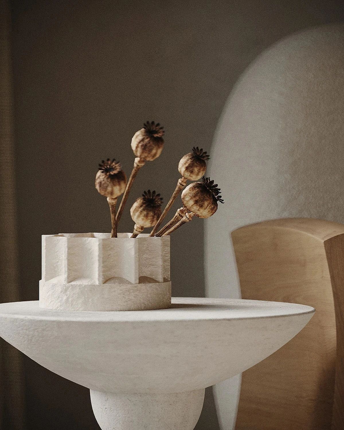 家装案例赏析——不完美主义-现代侘寂风