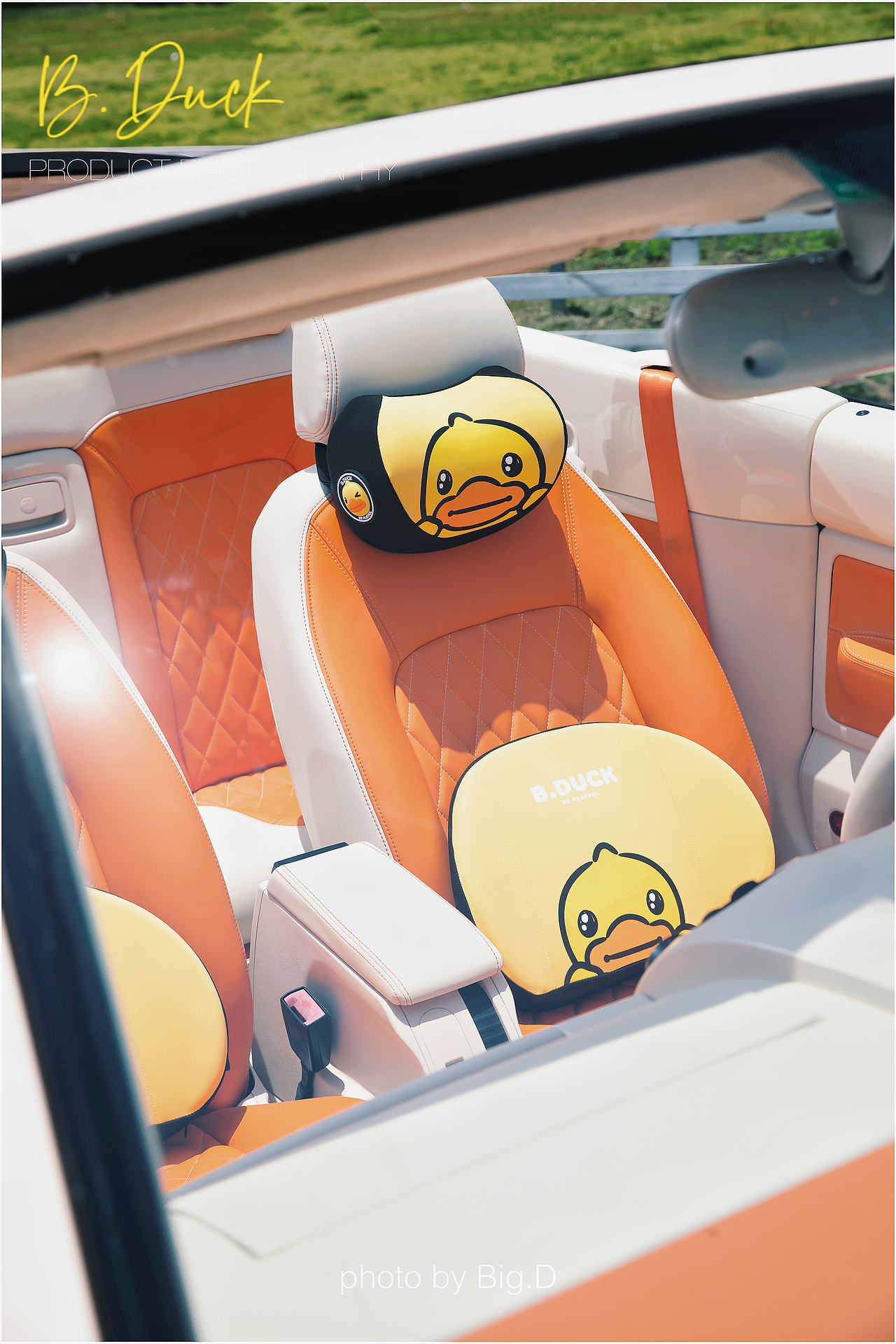 B.DUCK小黄鸭汽车头枕腰靠拍摄（图ZMzU1OTQ1Nzky） - 产品摄影 - 站酷设计师摄影师浩原创素材 - 站酷ZCOOL