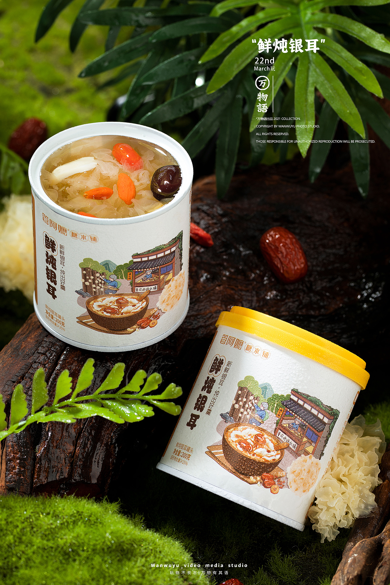 【美食摄影】鲜炖银耳拍摄