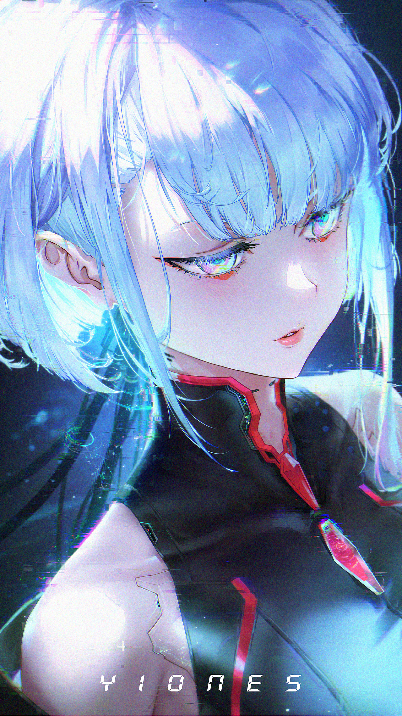 「赛博朋克边缘行者」露西（图ZMzI4NDMxNTc2） - 商业插画 - 站酷设计师YIONES亿万原创素材 - 站酷ZCOOL