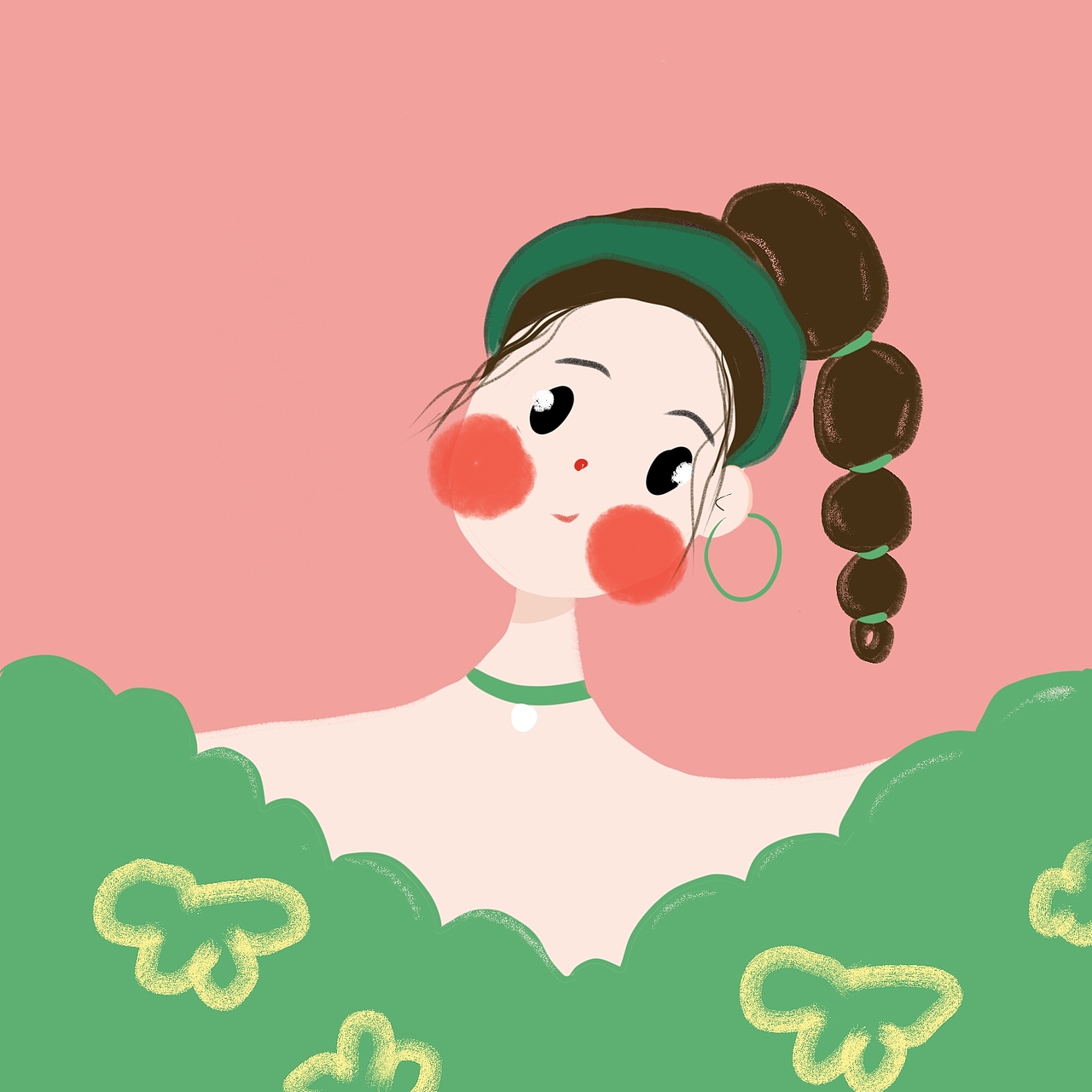 平板插画（图ZMzU5NDExMDEy） - 创作习作 - 站酷设计师茉香拿铁原创素材 - 站酷ZCOOL