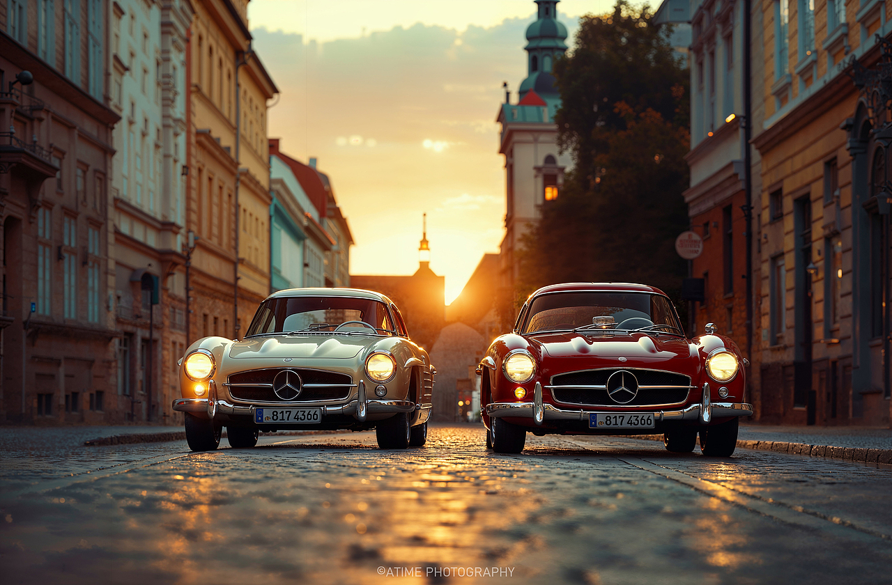 再现经典,Mercedes Benz 300 SL -AIGC