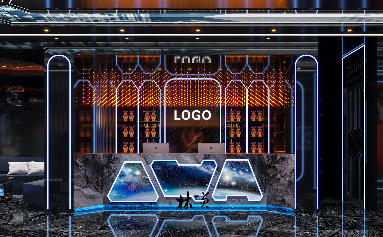 KTV设计装修案例（图ZMzIyMjA0NTU2） - 商业空间设计 - 站酷设计师北玄笑笑原创素材 - 站酷ZCOOL