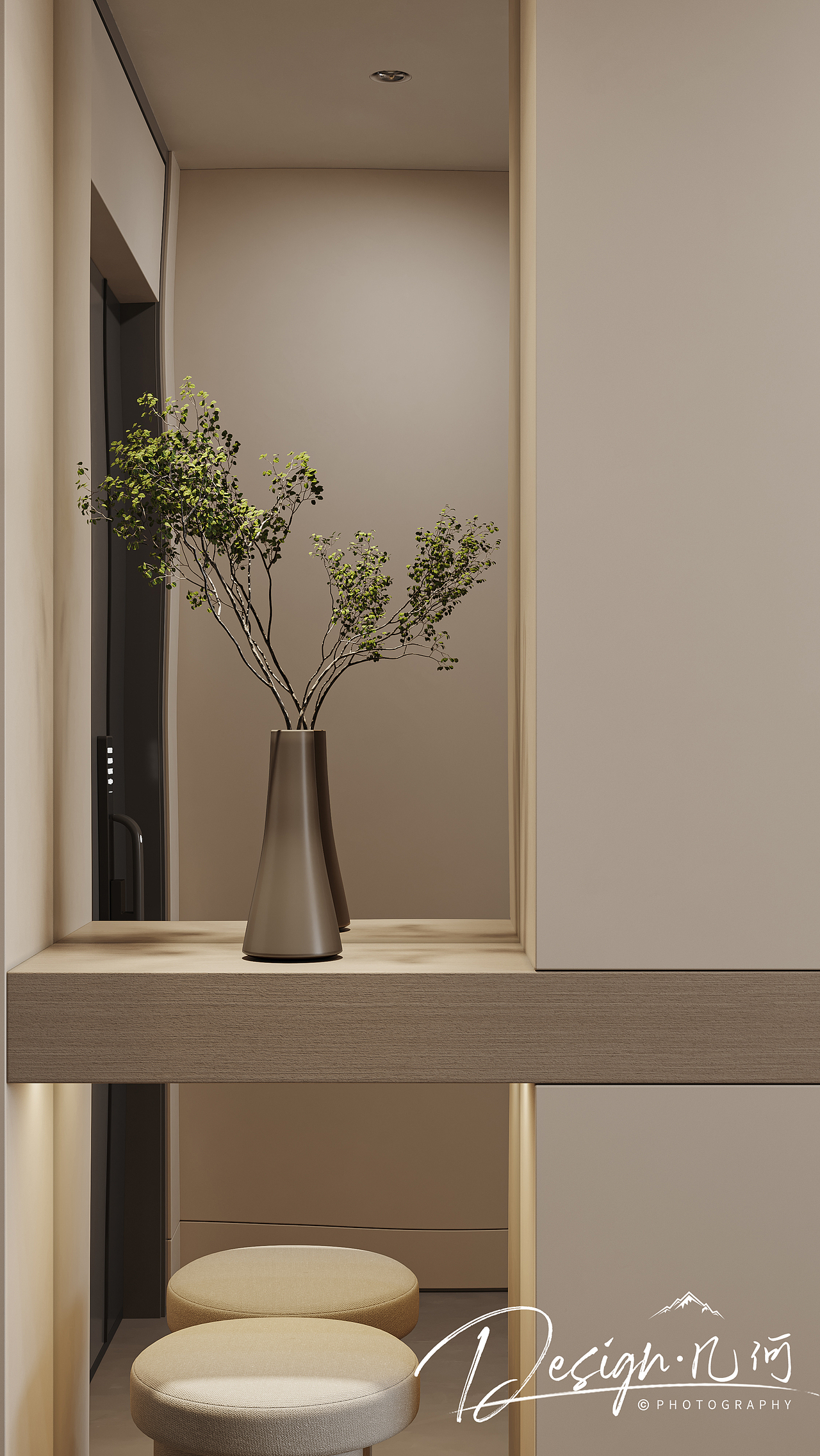 几何空间视觉表现 | 西溪玫瑰现代复试客餐厅