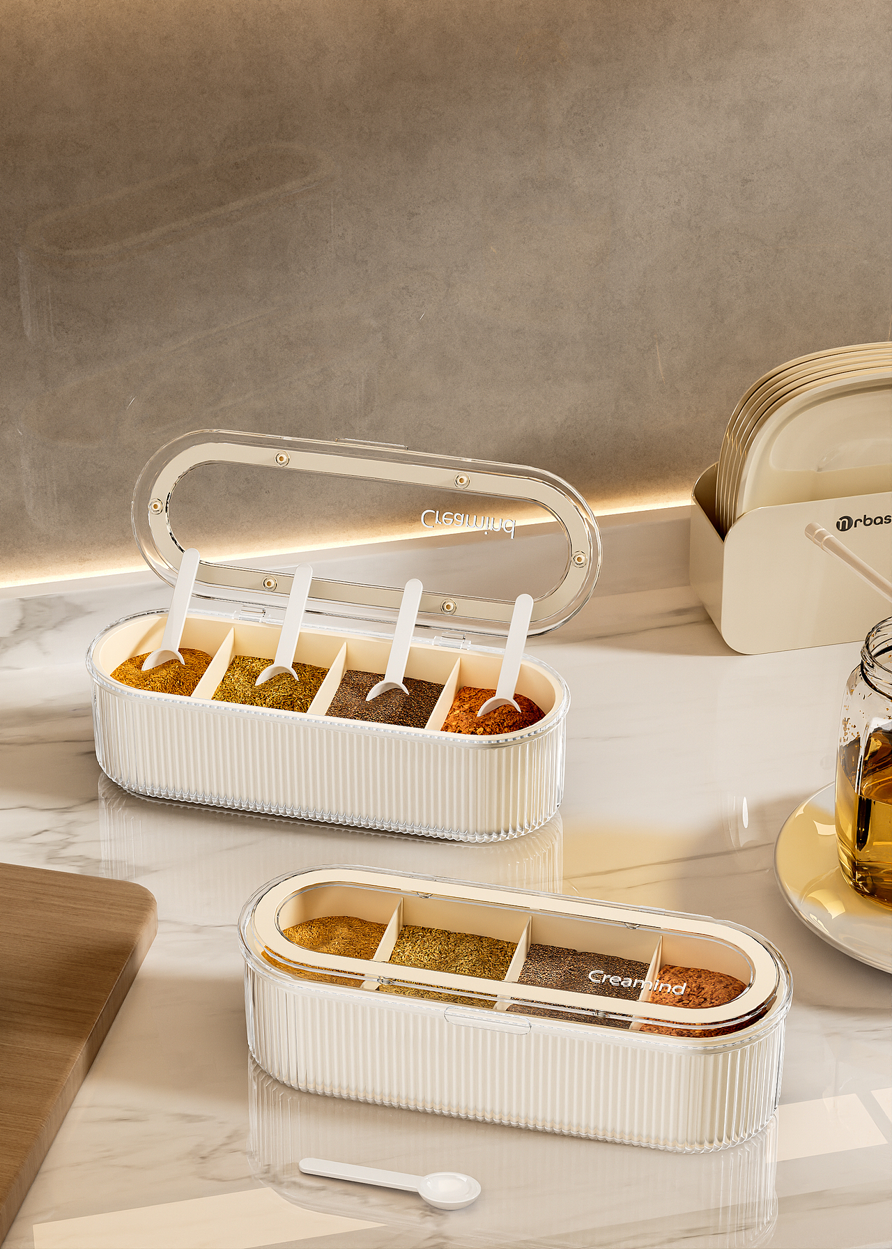 室内暖色系产品渲染