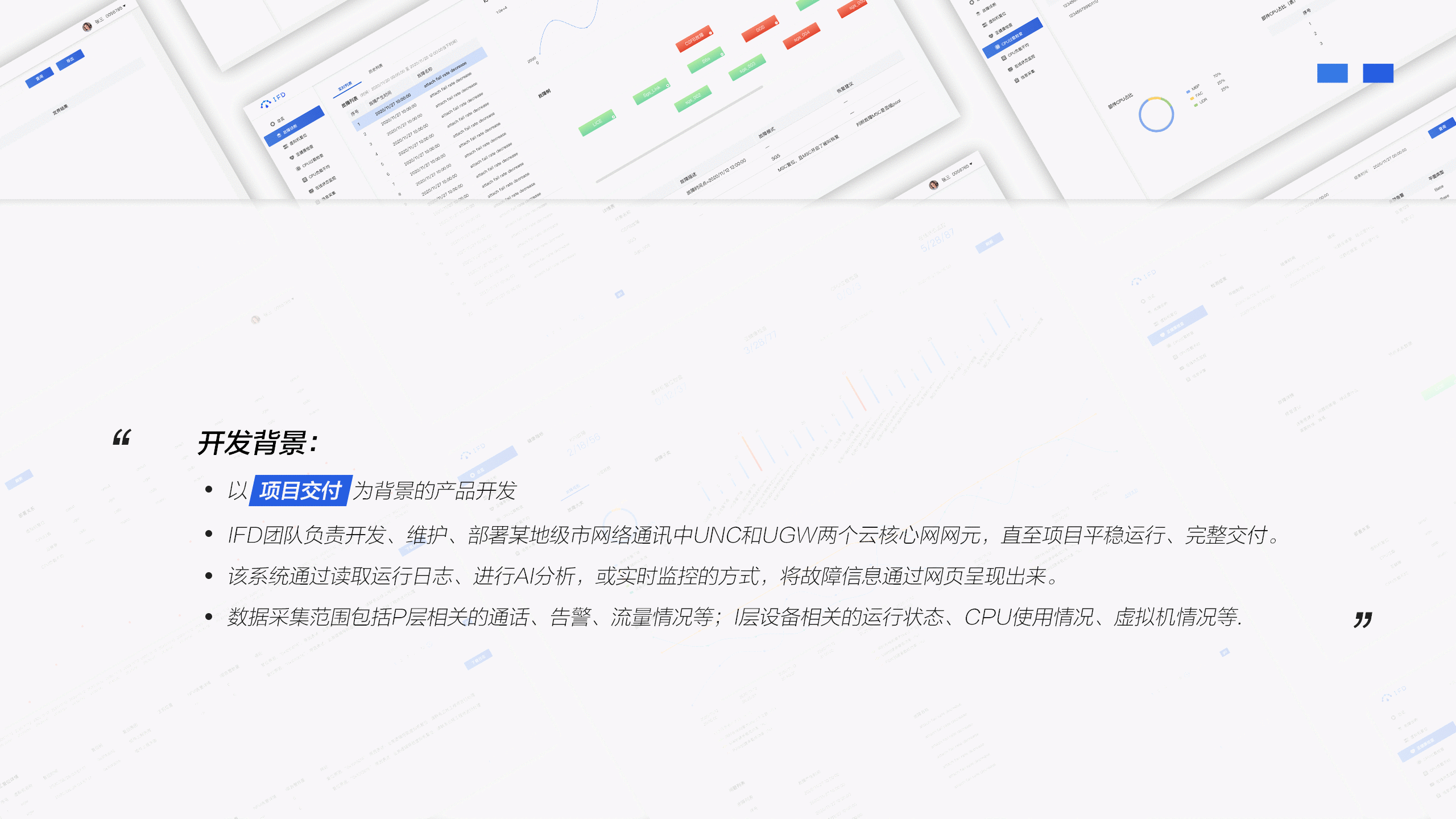 IFD通讯故障智能诊断工具设计总结（图ZMzIzMTAwOTky） - 软件界面 - 站酷设计师张云姣原创素材 - 站酷ZCOOL