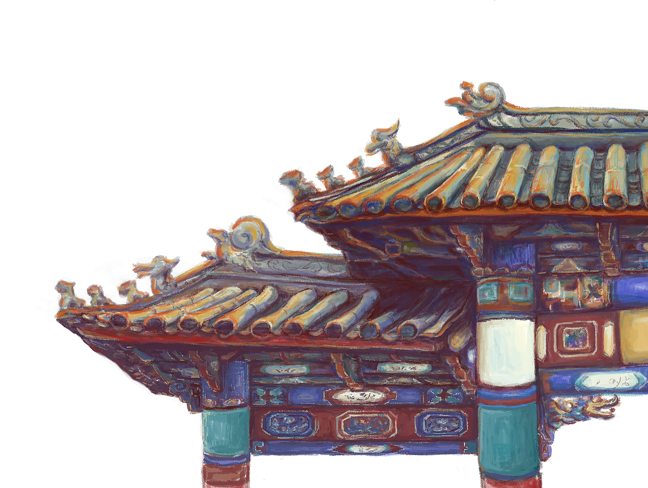古建筑-牌坊(图ZMzIwNjIzMDEy) - 创作习作 - 站酷设计师肆柒king原创素材 - 站酷ZCOOL
