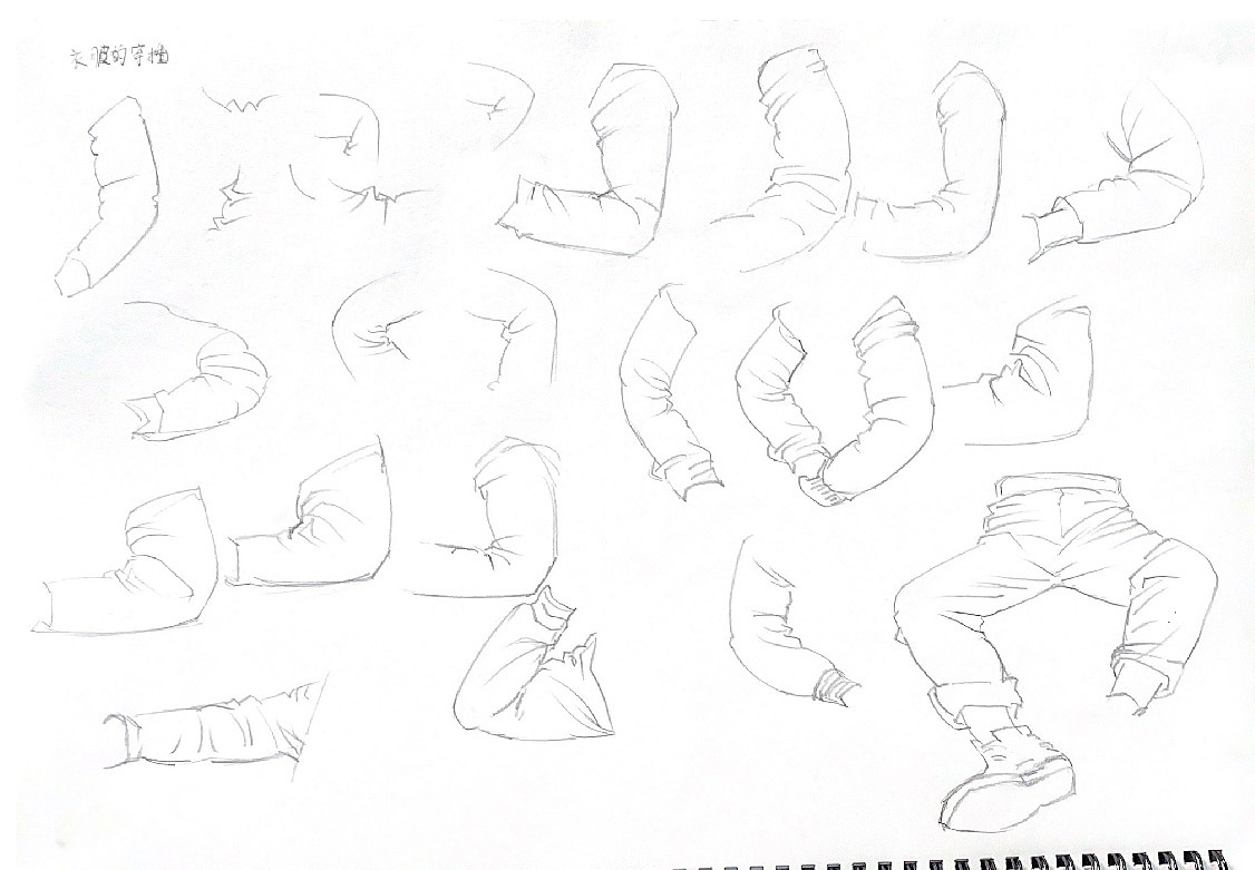 近期的人物速写学习