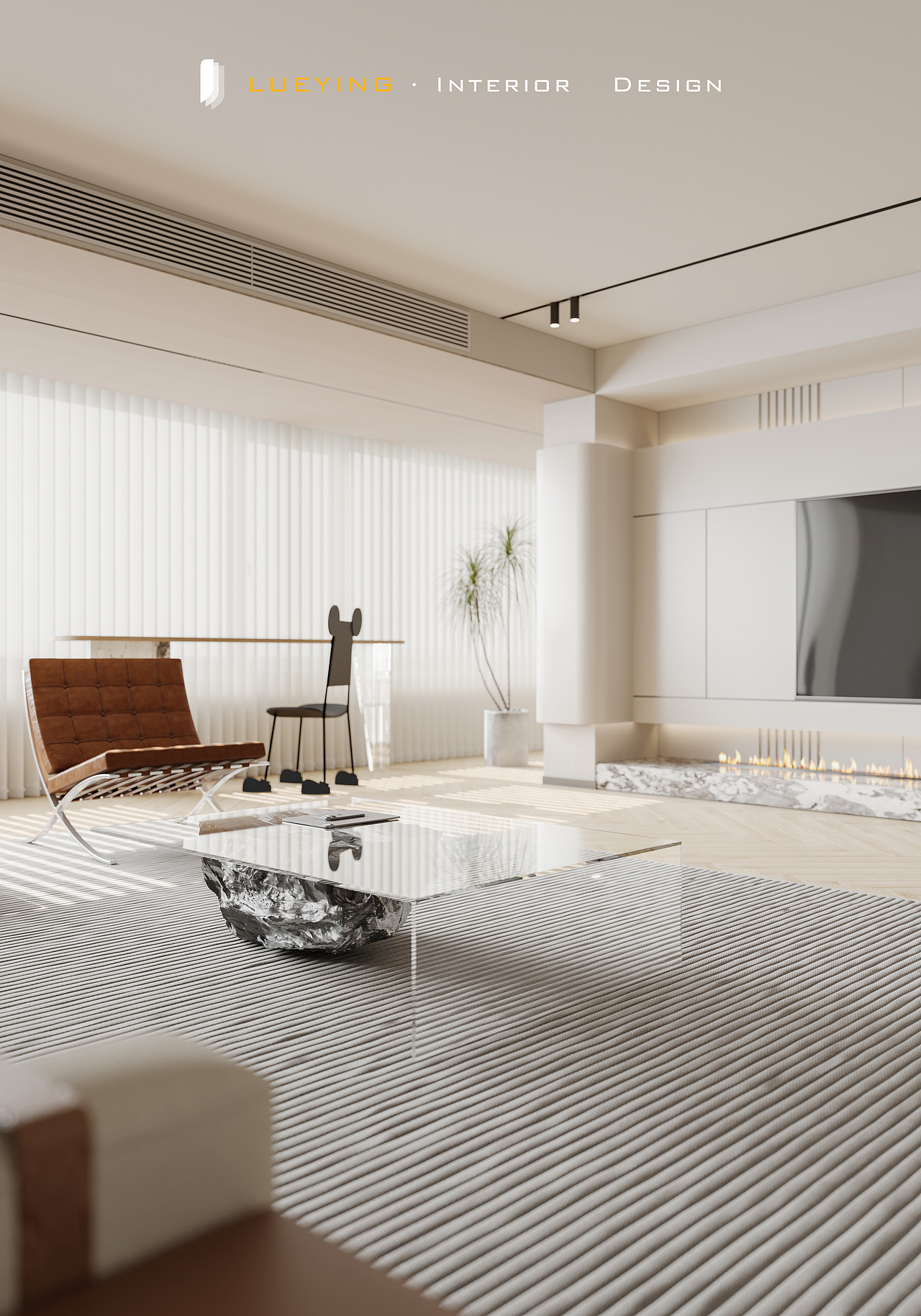 现代｜极简大户型客餐厅