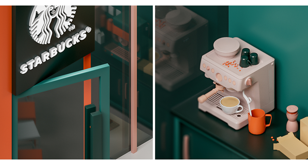 蜂巢行动 | 塞壬咖啡馆（图ZMzE2OTE4MTA4） - 场景 - 站酷设计师Aaron6912原创素材 - 站酷ZCOOL