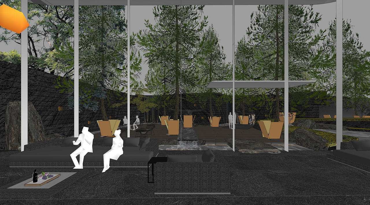 五矿示范区景观SU模型下载