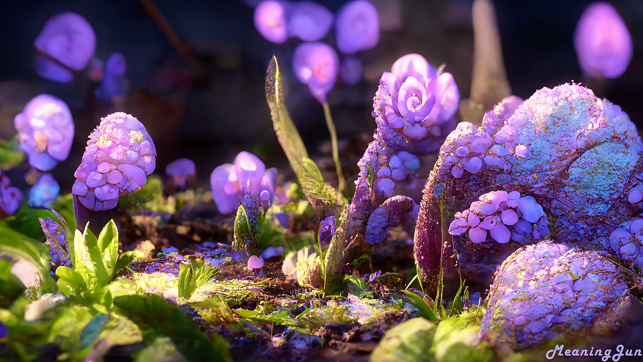 No.9E01 紫罗兰花园-植物篇（图ZMzEzOTQ2NzUy） - 艺术插画 - 站酷设计师Meaning君原创素材 - 站酷ZCOOL