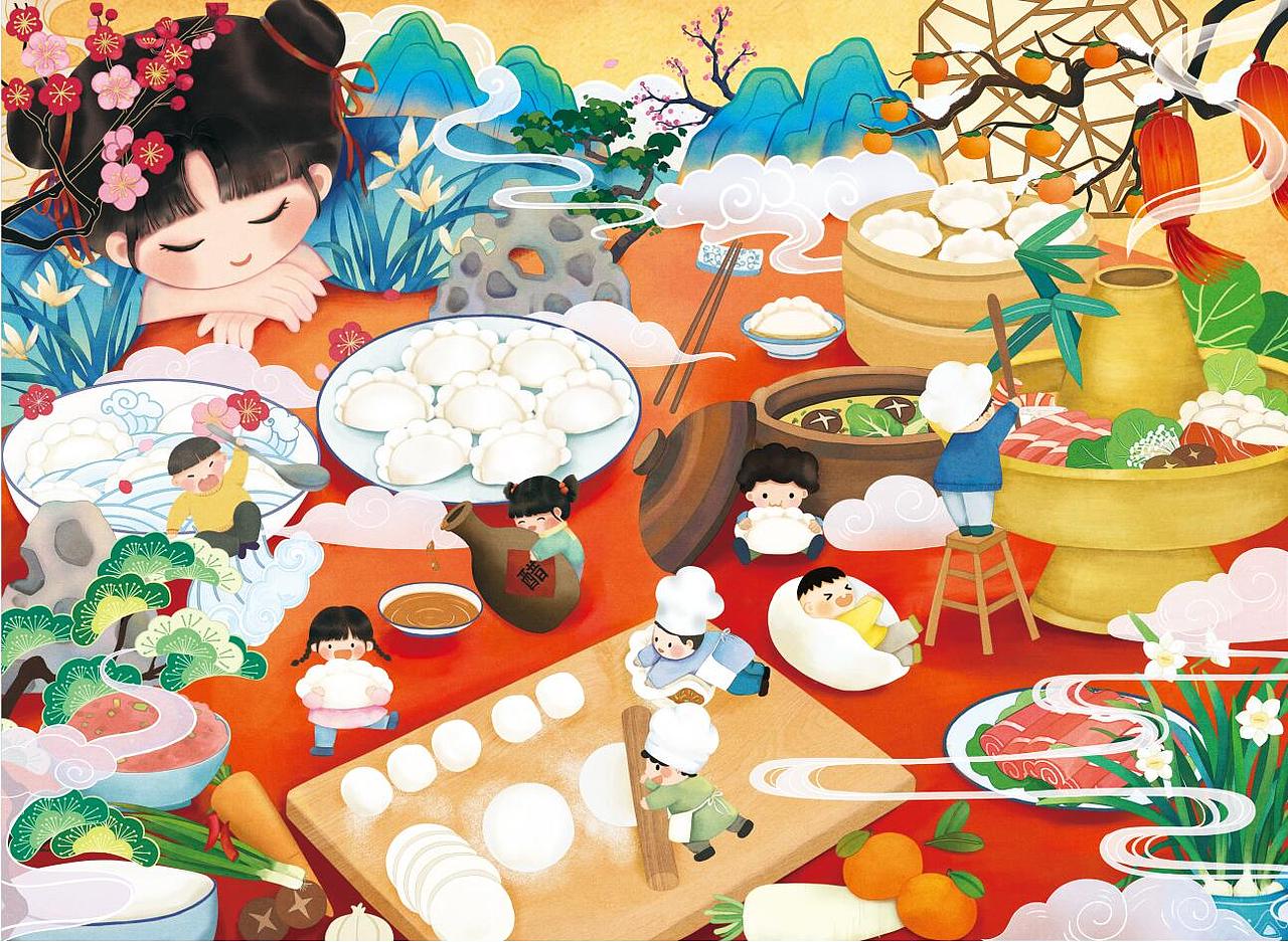 年味（图ZMzYxMzA5NTUy） - 商业插画 - 站酷设计师葉木林森森原创素材 - 站酷ZCOOL