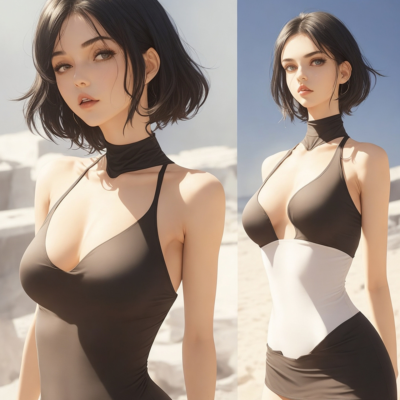 AI绘画 人像少女（图ZMzQxNjgyOTY4） - AI作品 - 站酷设计师辣条泡方便面原创素材 - 站酷ZCOOL