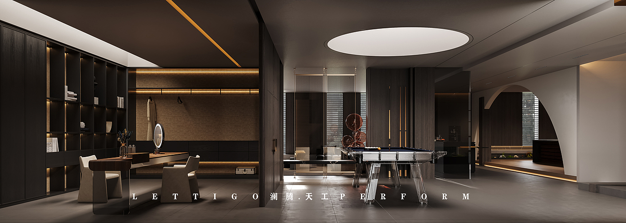 像会所一样的意式风格别墅豪宅，既干净又高级（图ZMzM5MjY1NTYw） - 家装设计 - 站酷设计师DesignerZtt186原创素材 - 站酷ZCOOL