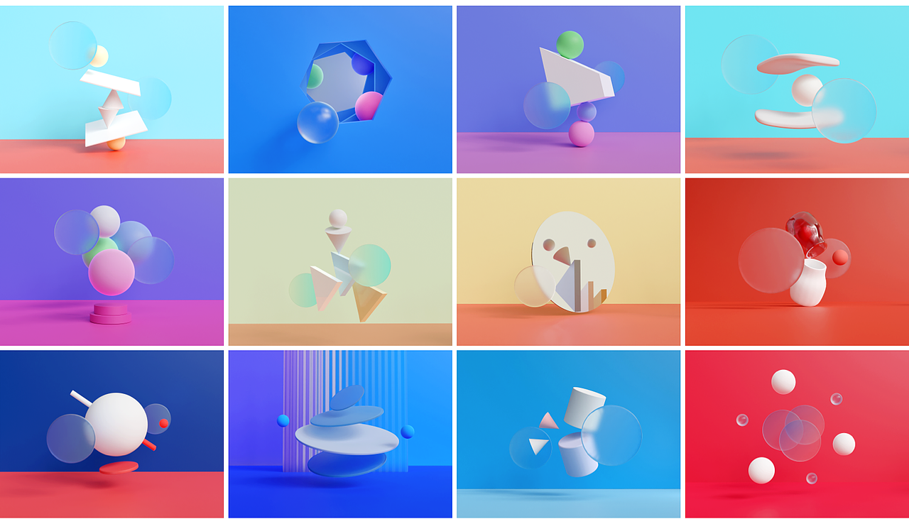 几何图形表现（图ZMzAzOTA0NzA0） - 其他三维 - 站酷设计师mrxccc原创素材 - 站酷ZCOOL