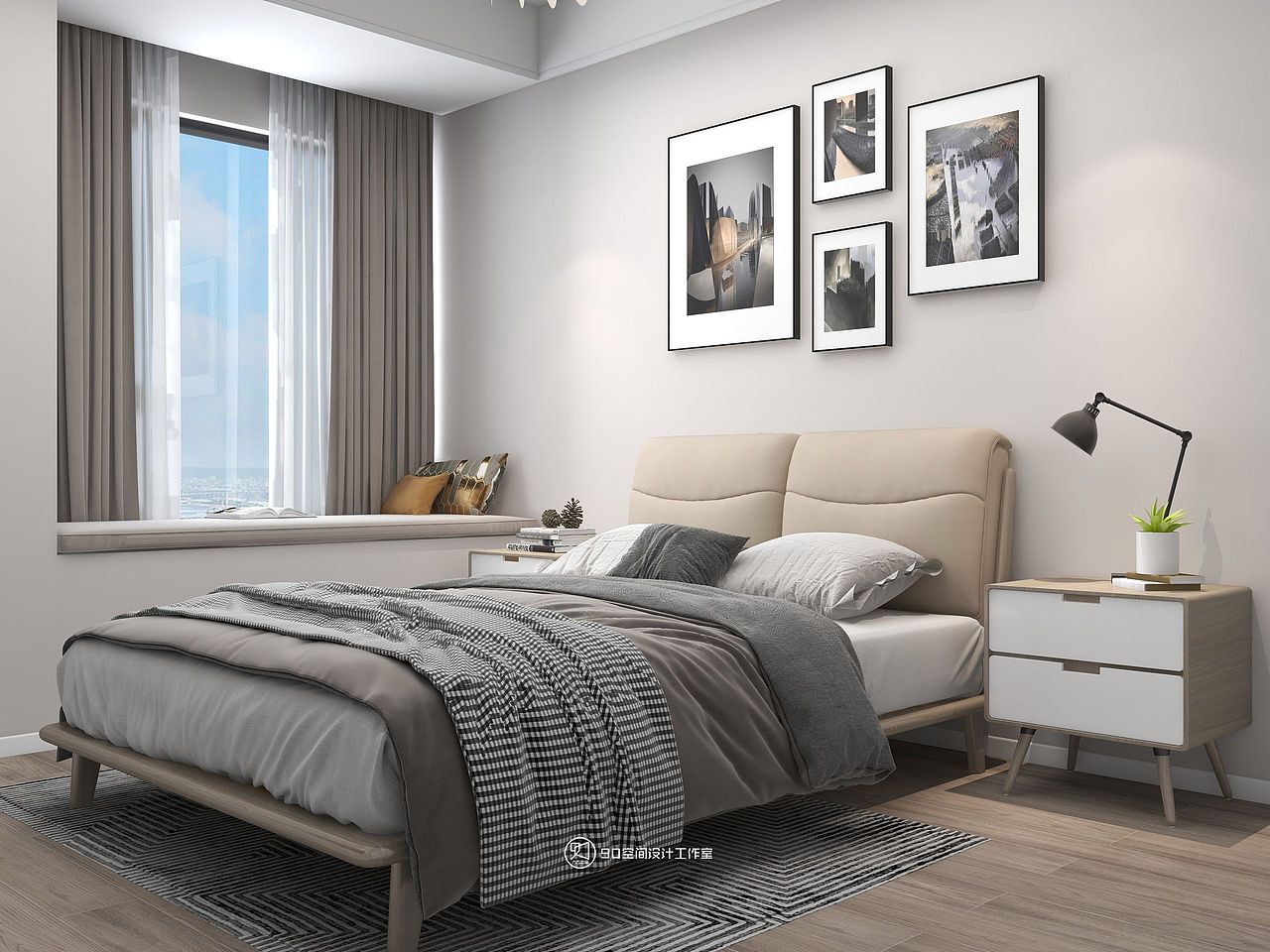 90空间设计∣130㎡北欧风格，治愈系家居，满目皆温柔（图ZMzI1MDMzNjk2） - 家装设计 - 站酷设计师设计师赵响原创素材 - 站酷ZCOOL