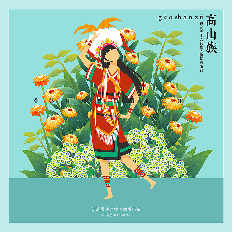 新版56民族人物插画男女双人版全套(上)(图ZMzA3NzIzNTgw) - 商业插画 - 站酷设计师香沫咖啡奶茶原创素材 - 站酷ZCOOL