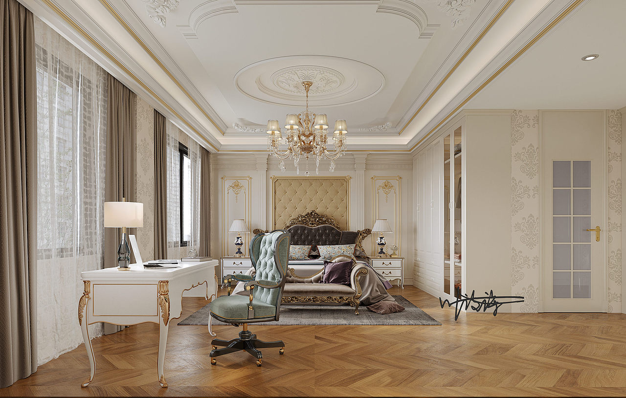 美式别墅设计|沉稳与大气的美式之家