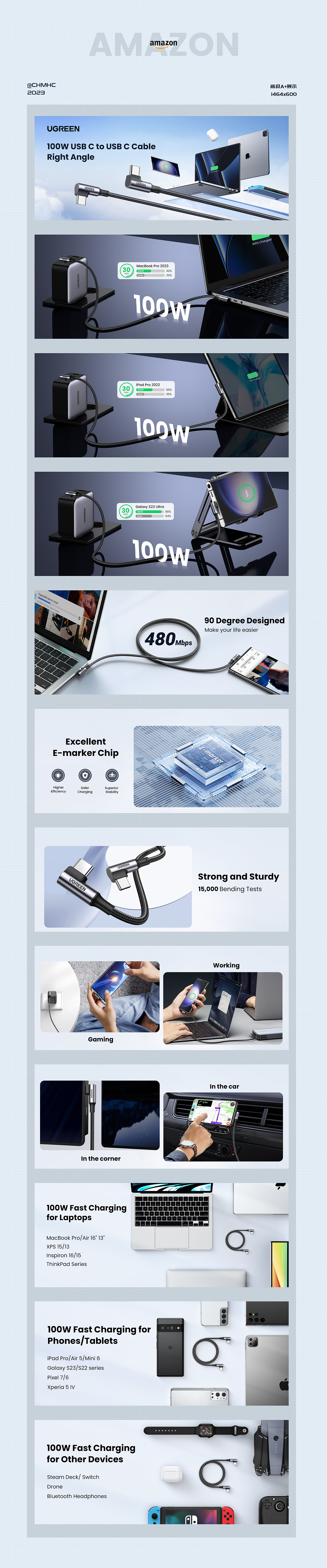 【UGREEN 2023 Q2-Q3 AMAZON 亚马逊作品】