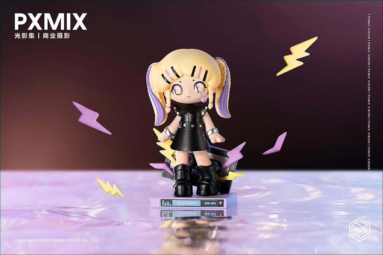 创意潮玩摄影丨泡泡玛特AZURA x 光影集