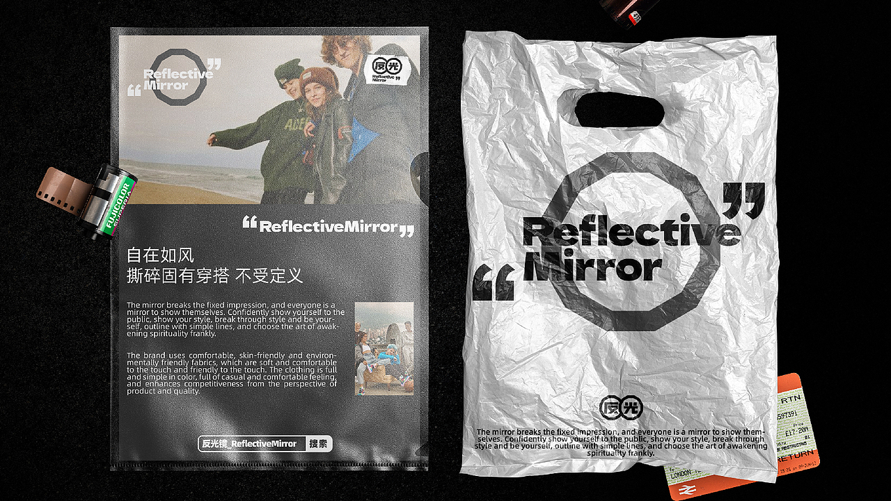 反光镜 | 潮流品牌视觉设计 | Reflect mirror(图ZMzI3Mjc4NTc2) - 品牌 - 站酷设计师木子LIDesign原创素材 - 站酷ZCOOL