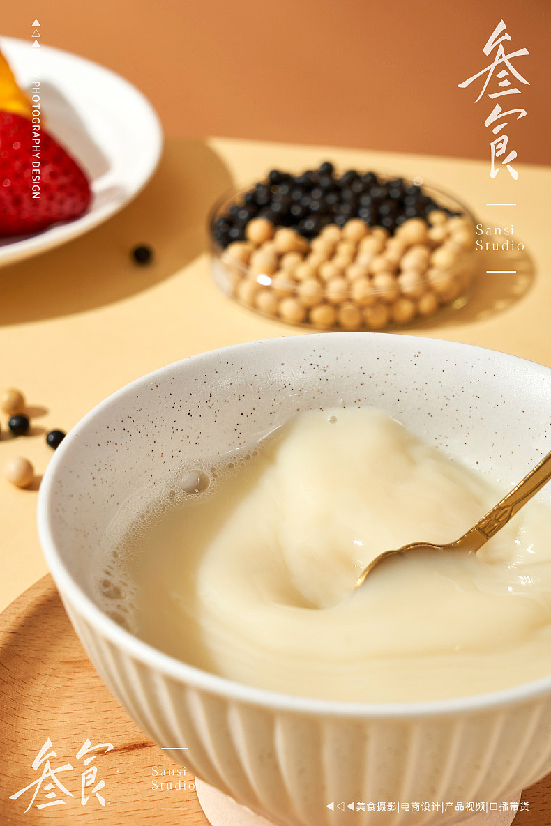 燕窝银耳豆浆粉三款拍摄▶▷▶叁食传媒