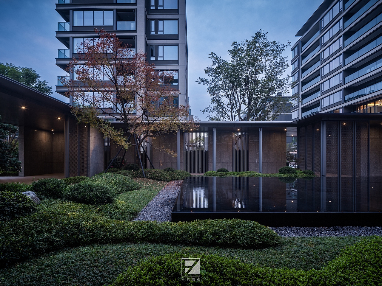 【上海方筑影像】--成都凤起籣庭住宅大区景观（图ZMzI0MTI3MzUy） - 环境/建筑摄影 - 站酷设计师上海方筑影像原创素材 - 站酷ZCOOL