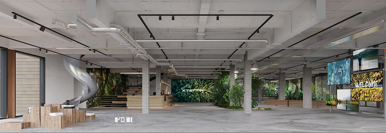 XTERRA 中国总部 —— 自然生长（图ZMzAyODU5MzUy） - 商业空间设计 - 站酷设计师云町营造舍原创素材 - 站酷ZCOOL