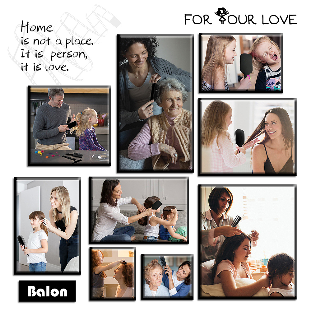 产品拍摄-亚马逊主图&A+-梳子四件套-黑