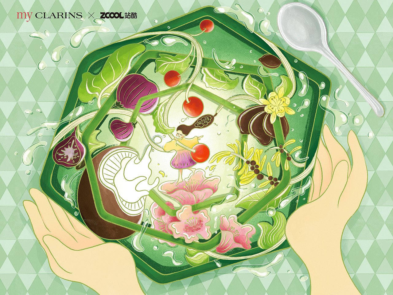 my CLARINS 筑建内在自然状态（图ZMjk4NDg4MjQ0） - 海报 - 站酷设计师xiaoyanabl原创素材 - 站酷ZCOOL