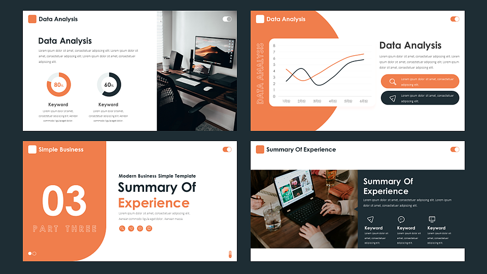 【耀你好看】极简素色商务时尚通用PPT模板3（图ZMzEzODAxODk2） - PPT/Keynote - 站酷设计师熊猫大人pandaren原创素材 - 站酷ZCOOL