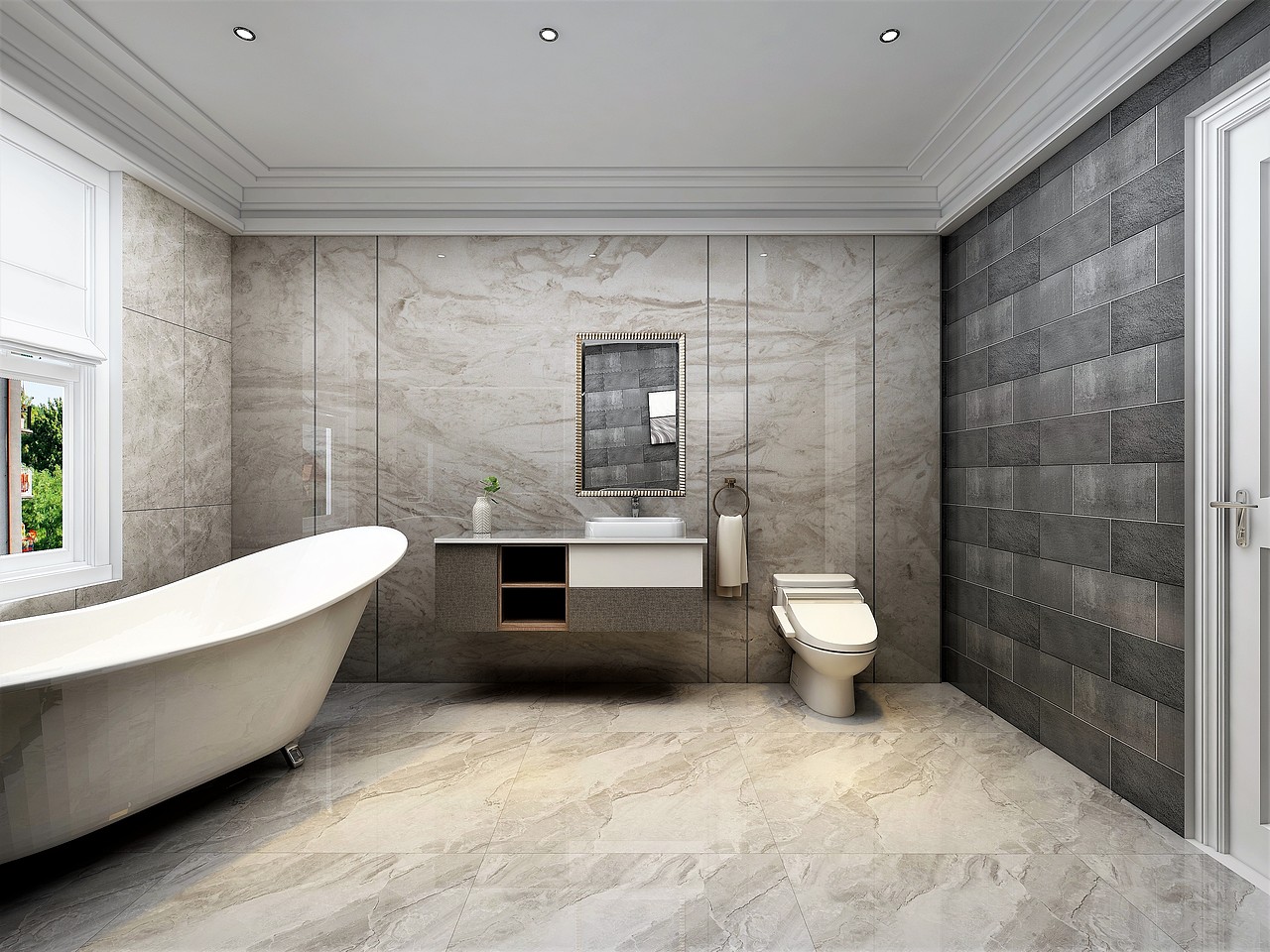 素雅美式平层设计方案