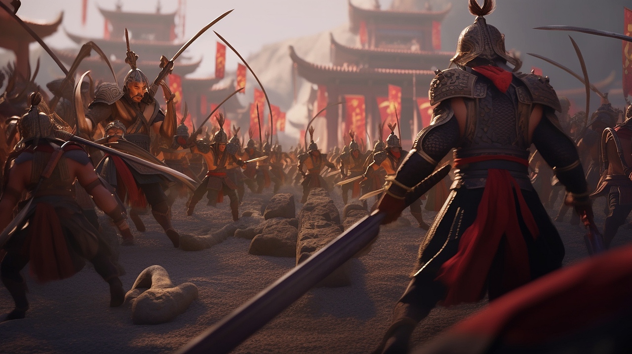 古风场景-火焰与将军