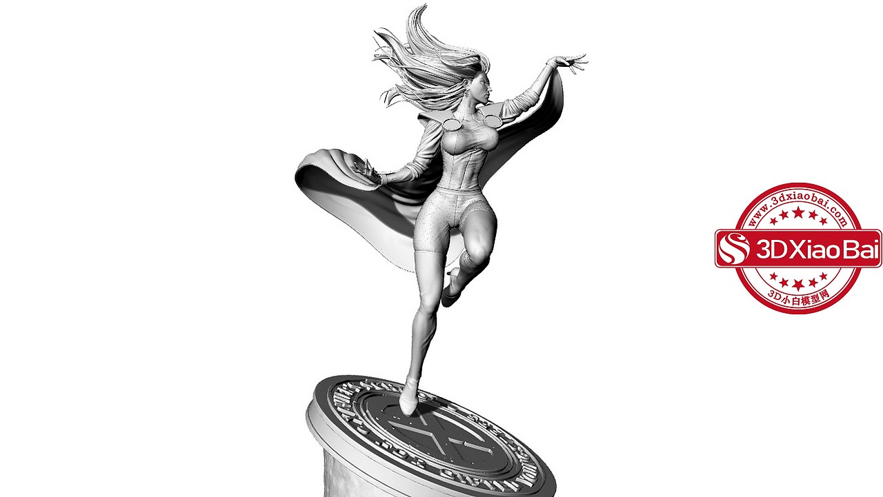 x战警暴风战女3d模型