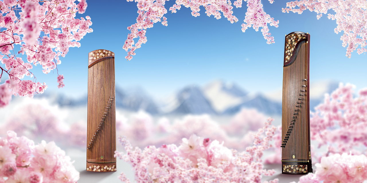 敦煌乐器新品拍摄