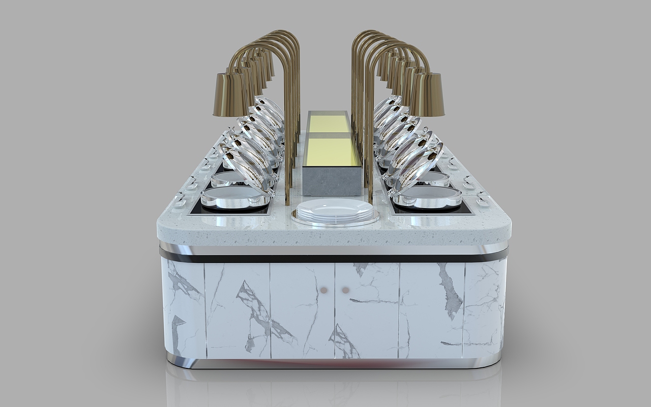 酒店取餐台定制加工大理石自助餐台设备（图ZMzEyMjYxNDMy） - 包装 - 站酷设计师自助餐台布菲车原创素材 - 站酷ZCOOL