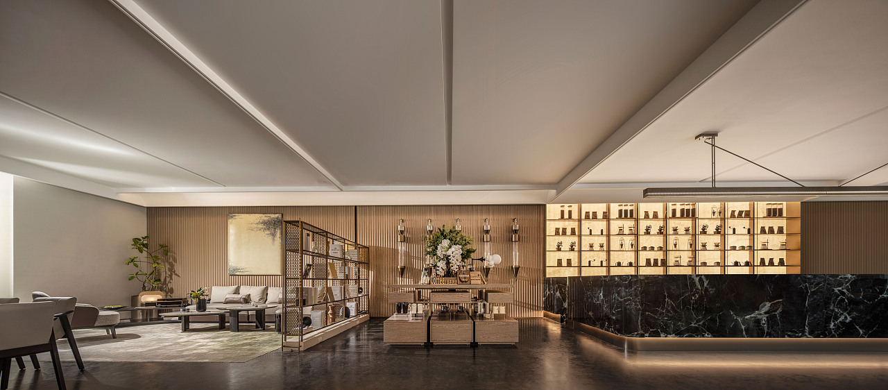 泉水殿堂，超越线条的东方诗性空间（图ZMzQxMDg2OTky） - 商业空间设计 - 站酷设计师峻佳设计KarvOne原创素材 - 站酷ZCOOL