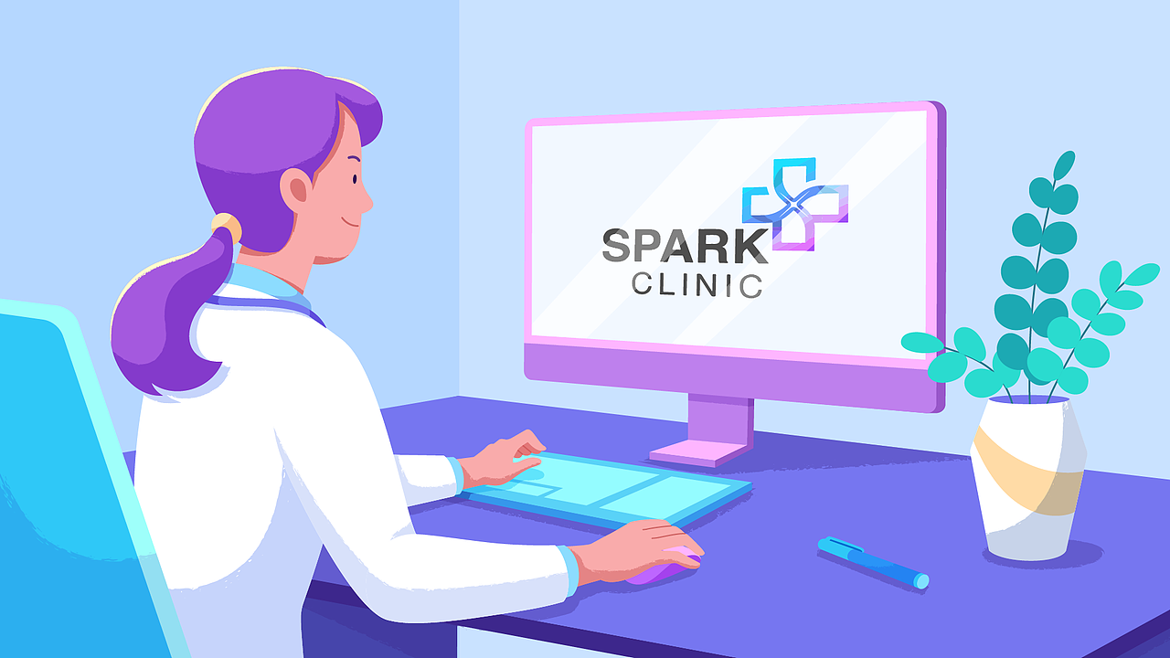 Spark Clinic医疗系统插画（图ZMzIxNjY2MjI0） - 商业插画 - 站酷设计师由然工作室原创素材 - 站酷ZCOOL