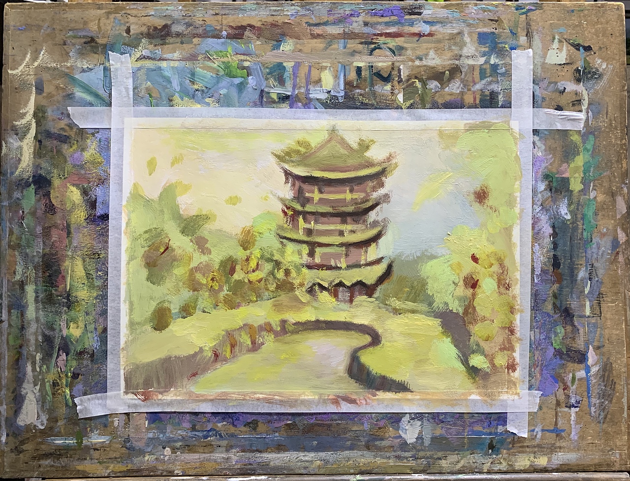 第一幅老师说我进步很大的水粉作品（图ZMzAwMzM1OTM2） - 绘画 - 站酷设计师周八怪原创素材 - 站酷ZCOOL