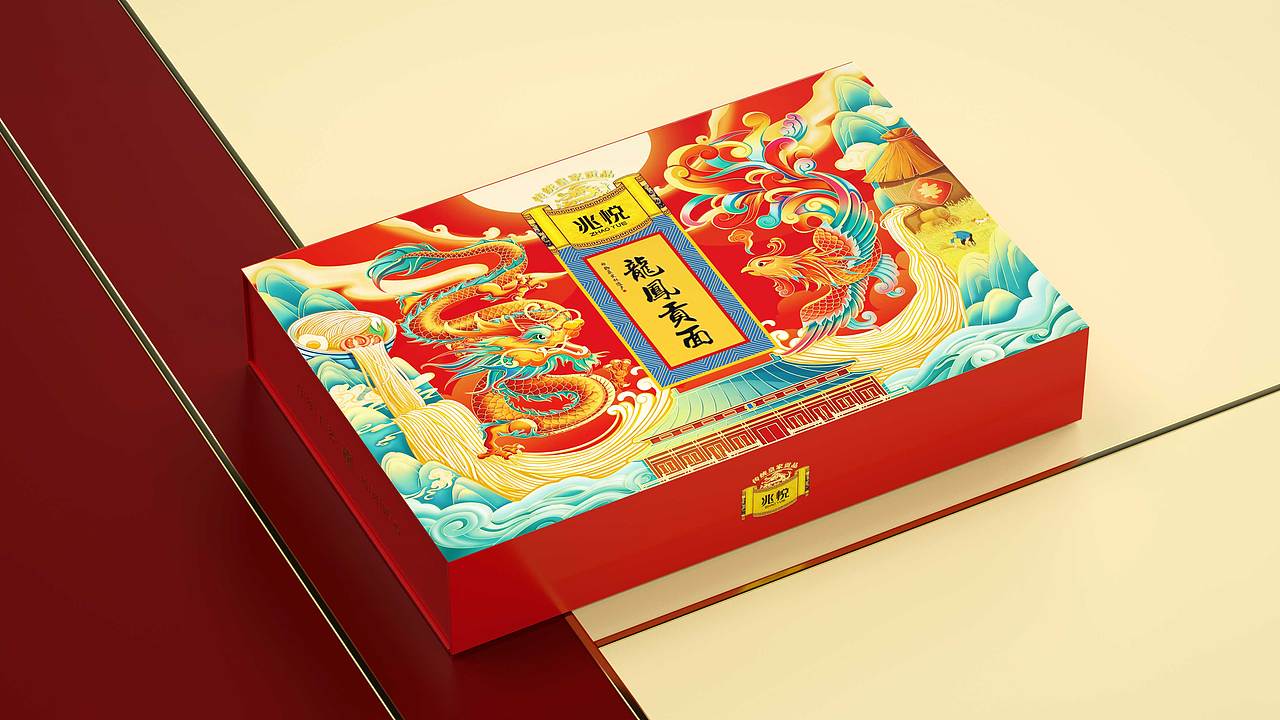 龙凤贡面—兆悦非物质文化遗产包装设计（图ZMzY1MDUxOTY0） - 包装 - 站酷设计师明格品牌设计原创素材 - 站酷ZCOOL