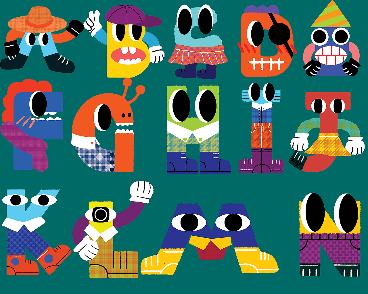 字母小怪兽系列