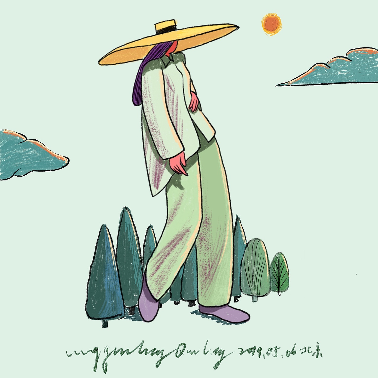 日常习作插画｜by秋岭QIULING（图ZMjk5MTMwMDIw） - 创作习作 - 站酷设计师秋岭QIULING原创素材 - 站酷ZCOOL