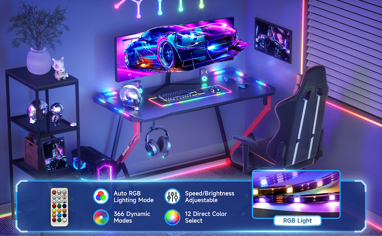 【铠甲电竞桌】产品建模渲染