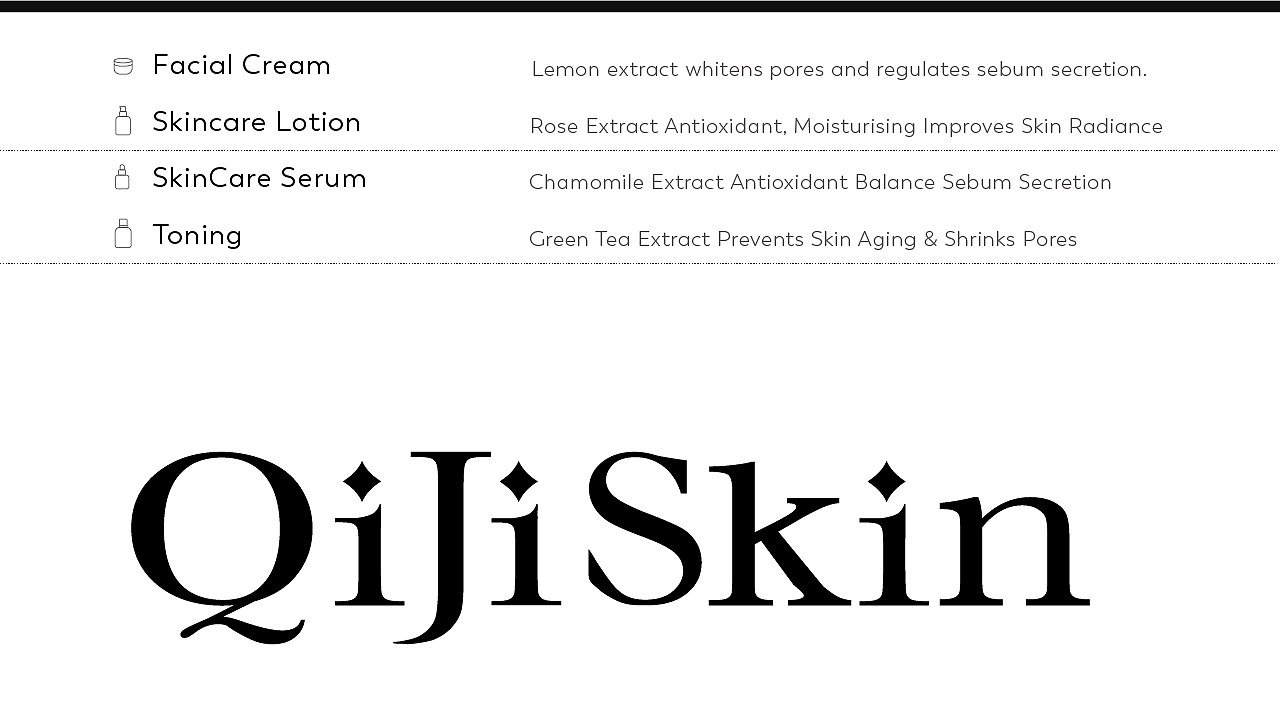 QijiSkin护肤品牌包装全案/Logo/面霜/精华液/水乳