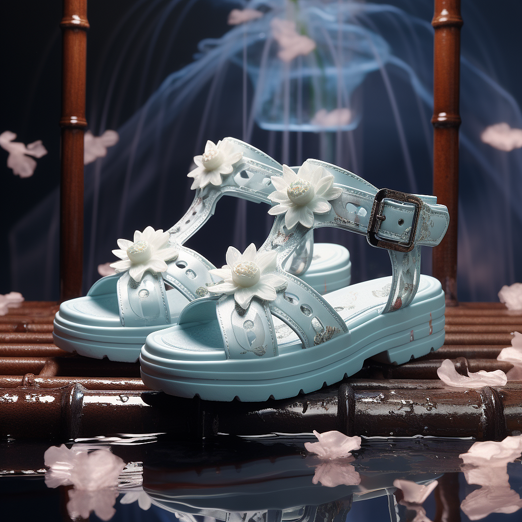 新款少女夏季凉鞋 |设计与摄影|