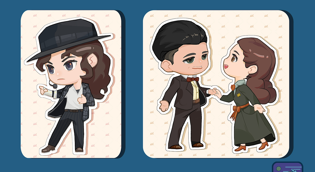 q版插画复古插画作品集