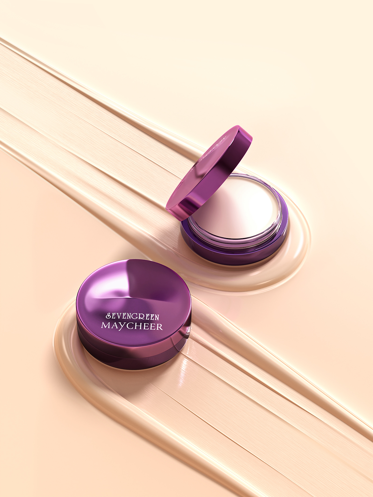 Bender建模渲染化妆品日化美妆产品水和膏体玻璃产品（图ZMzU3MjUyNTg0） - 电商 - 站酷设计师cnou原创素材 - 站酷ZCOOL