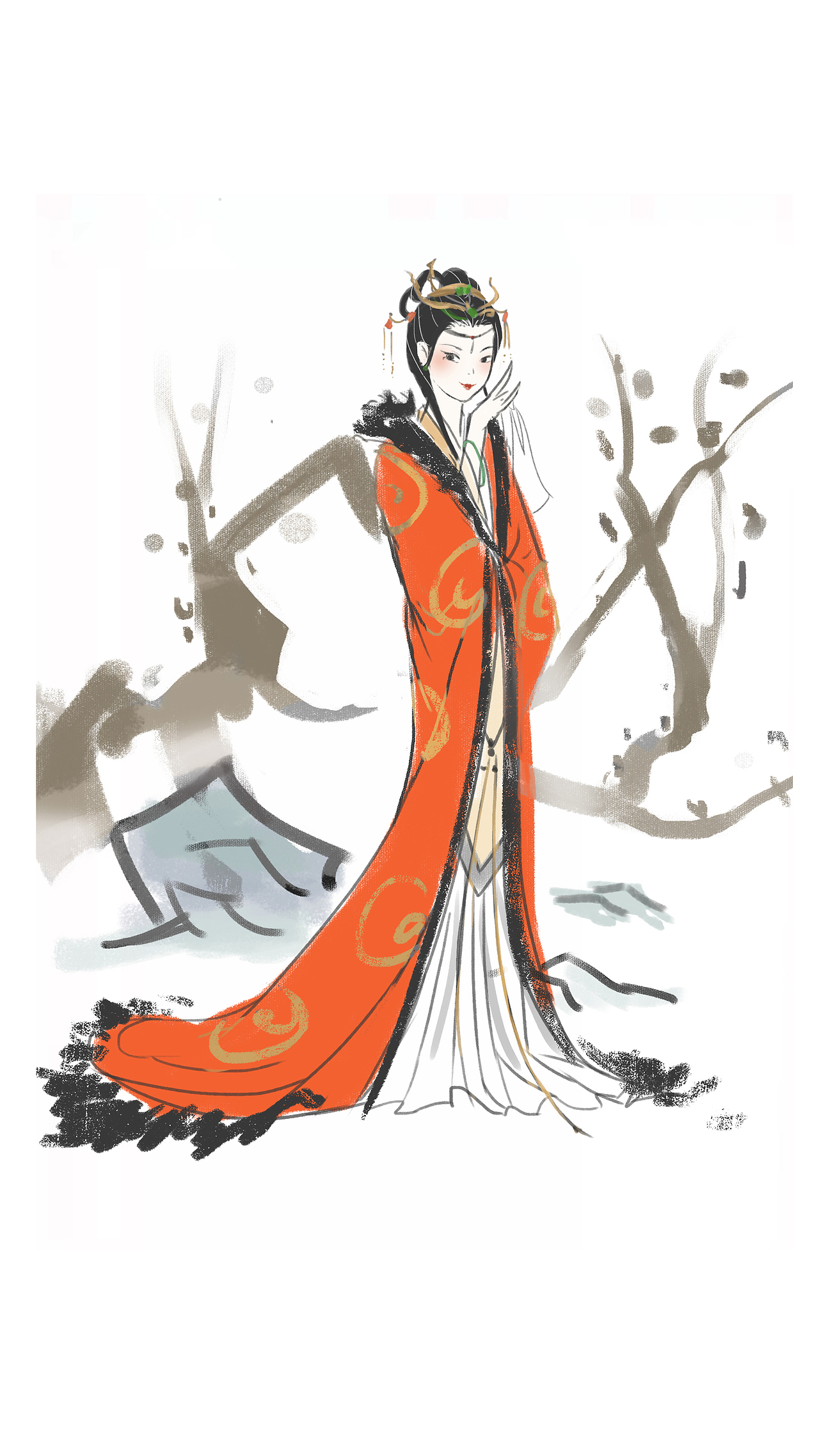 Day90 紅樓夢(mèng)人物（圖ZMzI1MTI2MzAw） - 創(chuàng)作習(xí)作 - 站酷設(shè)計(jì)師一般般藍(lán)原創(chuàng)素材 - 站酷ZCOOL